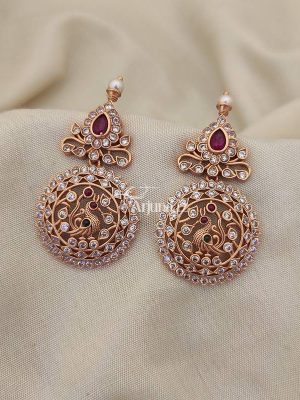 Elegant CZ Matte Earrings