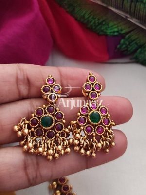 Kemp & Green Stone Attigai Necklace