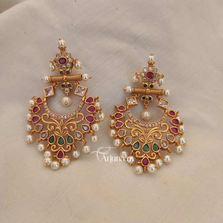 Royal Ganesh Design Earrings - Arjunaaz