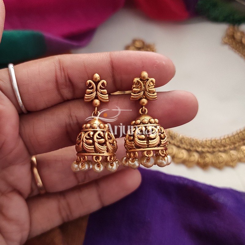 Kerala Style Antique Coin Necklace - South Indian Temple Jewellery |  Arjunazz