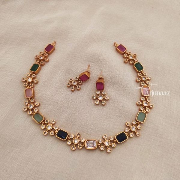 Elegant Mutli Colour Necklace