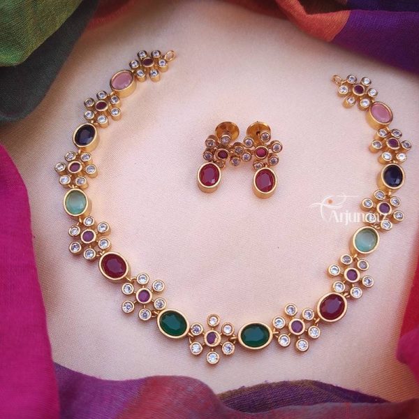 Trendy Multi Color Necklace