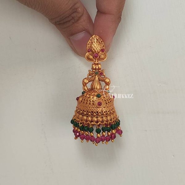 Gorgeous Double Layered Beads Jhumkas