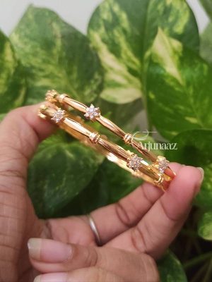 Simple Flower Design Bangles