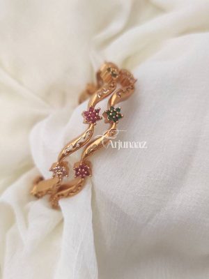 Traditional Multi Color Star Bangles