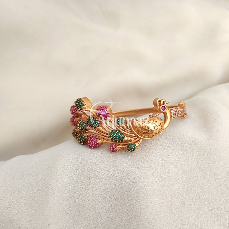 Peacock Bracelet - Indian Jewellery Designs