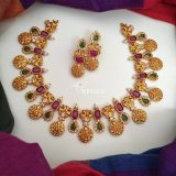 Gorgeous Ram Parivar Matte Finish Necklace
