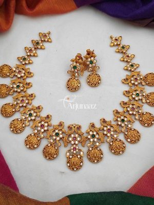 Beautiful Ram Parivar Matte Finish Necklace