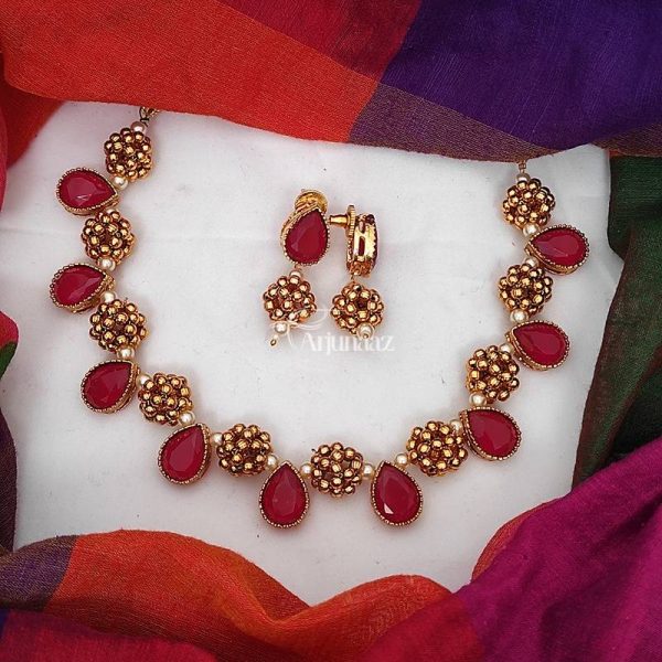 Unique Antique Beaded Necklace