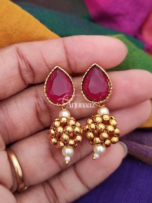 Antique Ruby Emerald Necklace