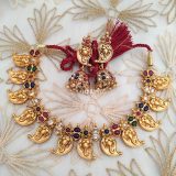 Imitation Ganesh Multi Stone Necklace