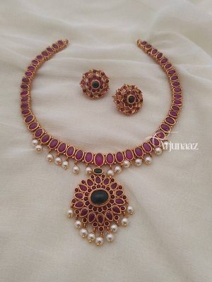 Heavy Kemp Stone Necklace