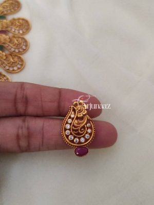 Stunning floral drop necklace