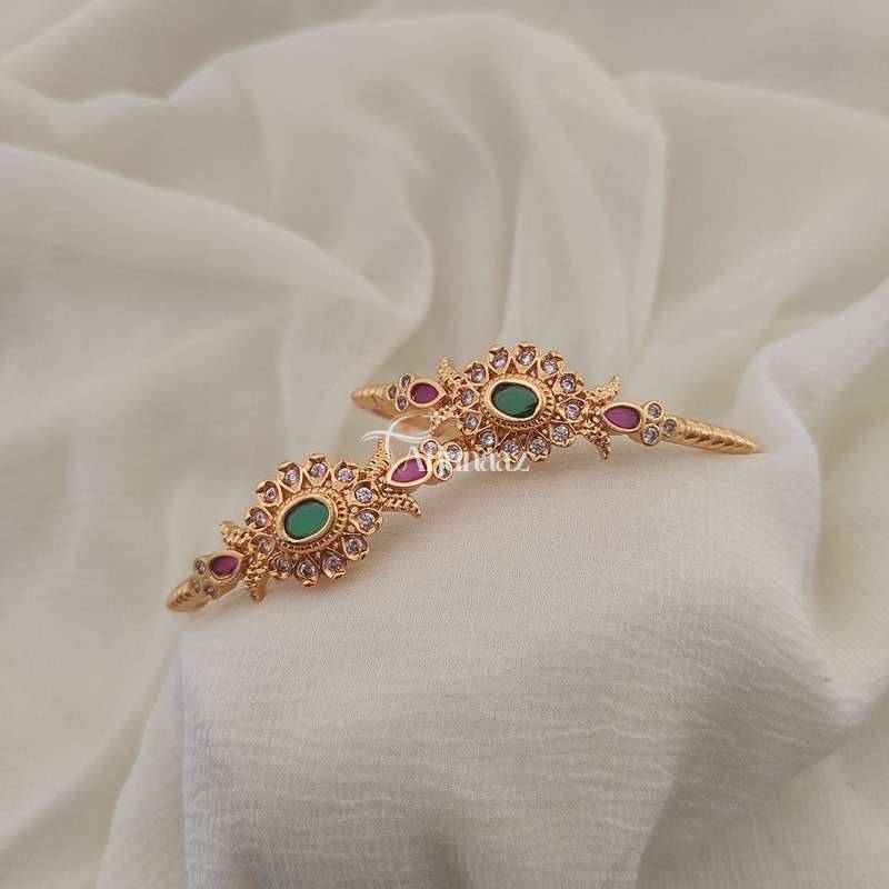 B17640 Watch Type Bracelet Latest Antique Kada Imitation Jewellery Designs  Online | JewelSmart.in
