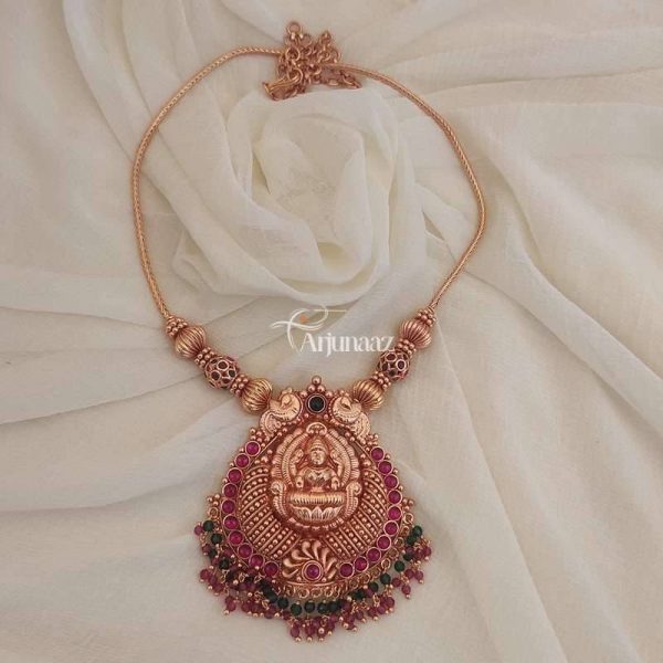 Antique Lakshmi Design Beads Necklace