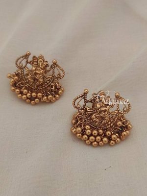 Royal Ganesh Design Earrings