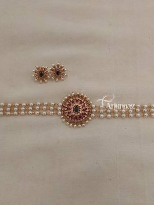 Gorgeous Chakra Pearl Choker