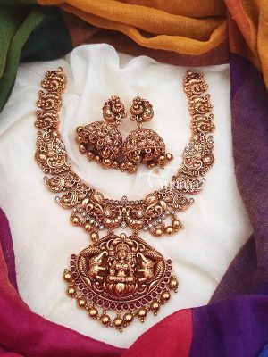 Traditional Lakshmi Nagas Style Necklace
