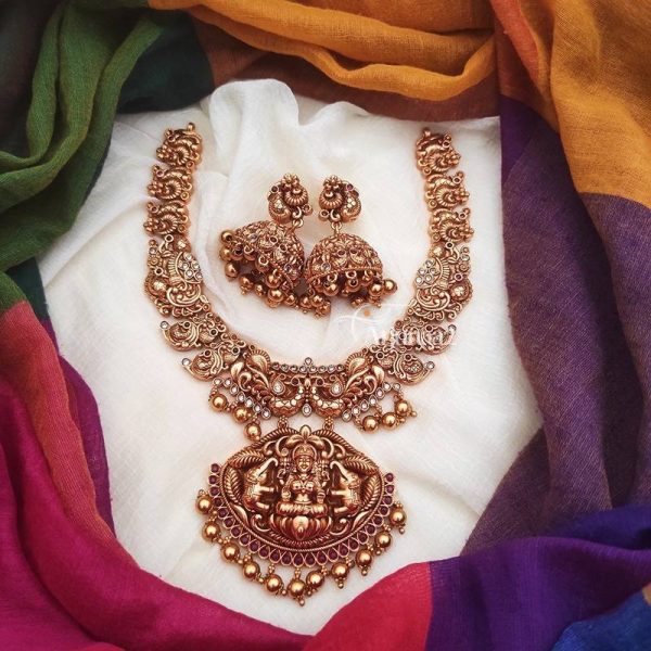 Traditional Lakshmi Nagas Style Necklace