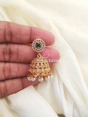 Matte Finish CZ Stones Choker