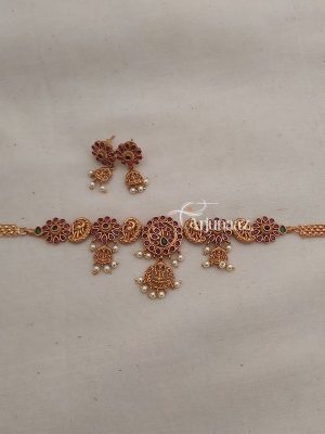 Beautiful Lakshmi Drop Choker