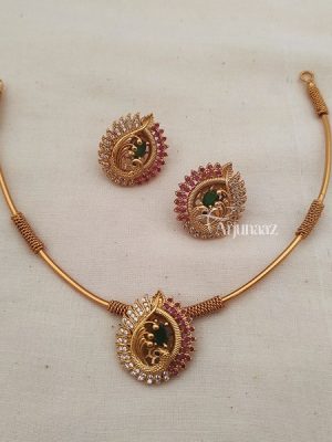 Peacock Hasli Design Necklace