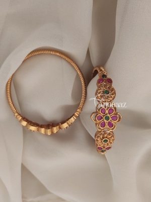 Floral Design Kada Bangles