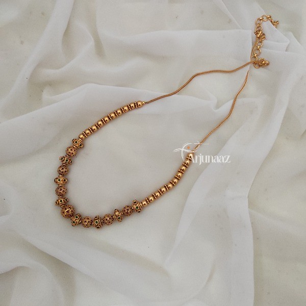 Cute Beads Design Necklace