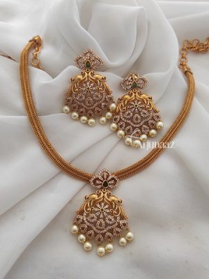 Style CZ Pendent Necklace