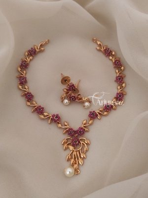 Lab Created Ruby Gold Necklace – Bannon Jewellers