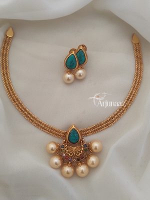 Turquoise Navarathna Necklace