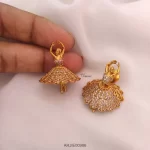 Beautiful Butta Bomma White Stone Earrings