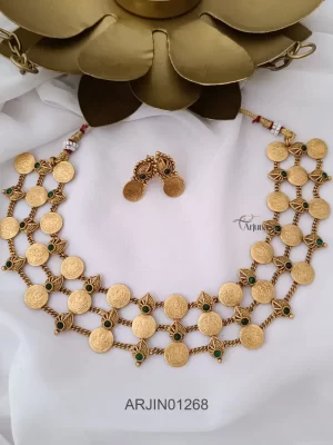 Kerala Style Coin Necklace