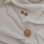 Attractive Flower Pearl Long Necklace