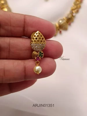 Matte Tilagam Style Necklace