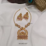 Attractive Rani Pallakku Matte Necklace