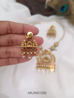 Rani Pallakku Multi Stones Neckalce