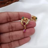 Multi Stones Peacock Earrings