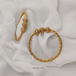 Beaded Matt Finish Bangles