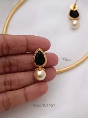 Antique Matt Finish Halsi Necklace