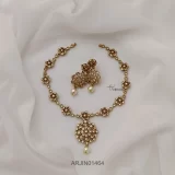 Floral Design Daimond Replica Necklace