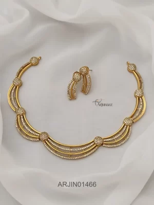 Imitation Stone Ring Layer Necklace