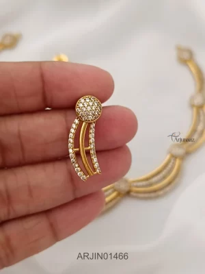 Imitation Stone Ring Layer Necklace