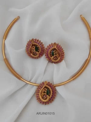 Beautiful Peacock Halsi Necklace