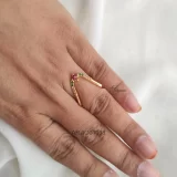 U Shaped Nelli Finger Ring