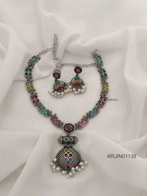 Alluring German Silver Necklace