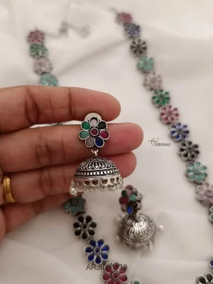 Elite German Silver Multi Stone Haram