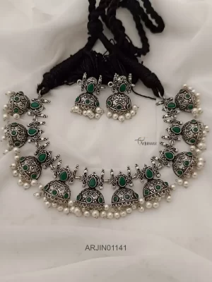 Trendy German Silver Necklace
