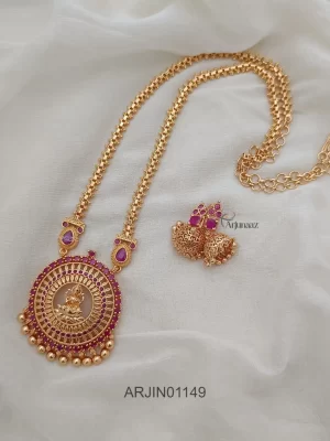 Geru Polish Lakshmi Pendant Chain