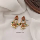 Charming Peacock Chandbali Earrings
